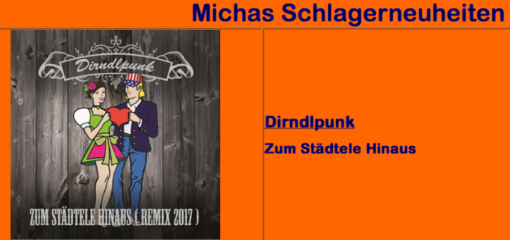 Michas Schlagerneuheiten